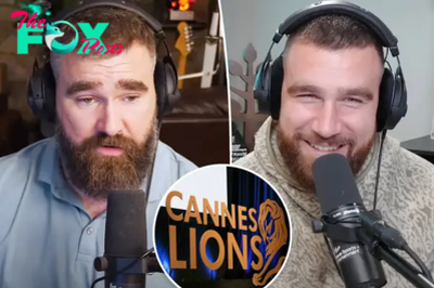 Travis and Jason Kelce heading to France to record ‘New Heights’ podcast from Cannes Lions