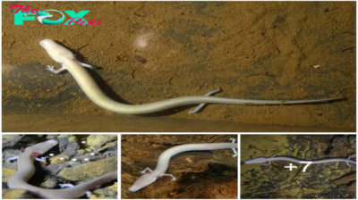 The strangely shaped four-legged snakes seem to confuse people! (Video)