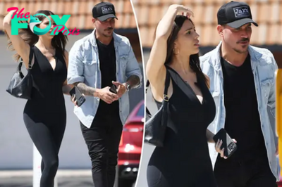 Jax Taylor, 44, grabs lunch with model Paige Woolen, 32, following Brittany Cartwright split