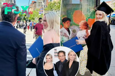 Ben Stiller and Christine Taylor’s daughter, Ella, graduates from Juilliard with acting degree