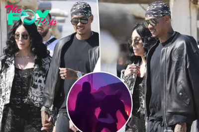 Cher and Alexander ‘AE’ Edwards put on united front, hold hands after his fight with Travis Scott in Cannes