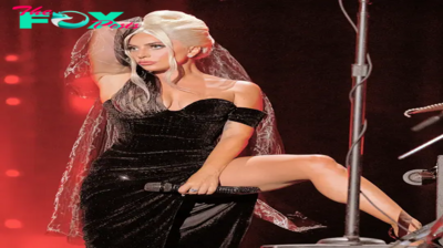 rin Lady Gaga’s daring leg lift in a high-slit dress left little to the audience’s imagination