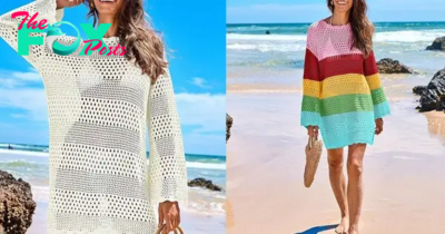 This Crochet Cover-Up Can Go From Beach Day to Sunset Drinks 