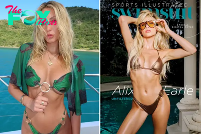 Alix Earle makes history in a bronze bikini as first Sports Illustrated Swimsuit Issue digital cover model