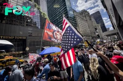 Upside-Down American Flag Reappears as a Right-Wing Protest Symbol After Trump Verdict