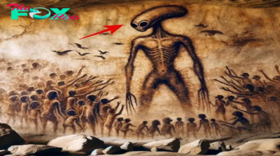 nht.Shocking Alien Figures Discovered in Ancient Cave Paintings at Tassili N’Ajjer