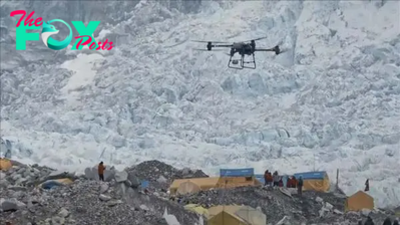 China ‘successfully’ tests 1st-ever drone delivery on Mt. Everest
