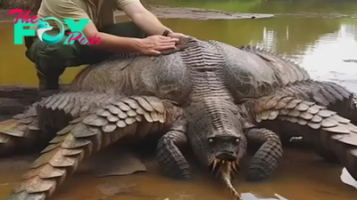 nht.Shocking Find: Rare Mutant with Crocodile-Like Ferocity Discovered in the Mississippi River!