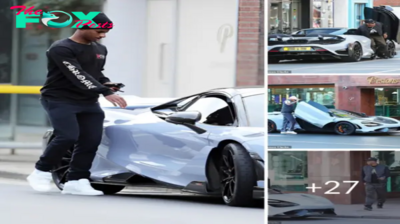 Lamz.Marcus Rashford Turns Heads: Spotted in £280,000 McLaren on a Trip to His Favorite Jewelry Store, Exuding Style and Confidence as a Top Soccer Star