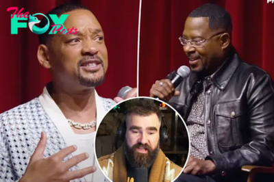 Will Smith and Martin Lawrence react in disgust to Jason Kelce’s ‘nasty’ hygiene confession