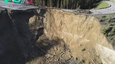 Chunk of Teton Pass Road Collapses; Unclear How Quickly It Can Be Rebuilt