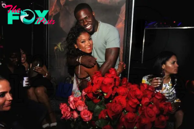 B83. Kevin Hart astounds Eniko by presenting her with 99 roses directly in front of their home on their wedding anniversary!