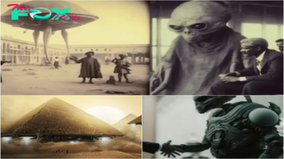 nht.”Stunning Images: Covert Expedition Reveals Encounters with Extraterrestrial Beings in Egypt, Accompanied by Metallic Flying Saucers”