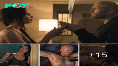 Lamz.In Expendables 4, Jason Statham and Megan Fox share an intense scene. Megan Fox and Jason Statham look striking in lace underwear while in bed together.