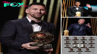 Artificial intelligence predicts the next 15 Ballon d’Or winners, including the icon returning to the top at age 39 LIONEL MESSI and a surprising name in the Premier League when winning the championship twice