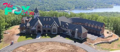 B83.A real “home run” shot! Texas Rangers pitcher Cole Hamels’ unfinished mansion in Missouri with 10 bedrooms, 19 bathrooms and dock is for sale for $9.75 million.