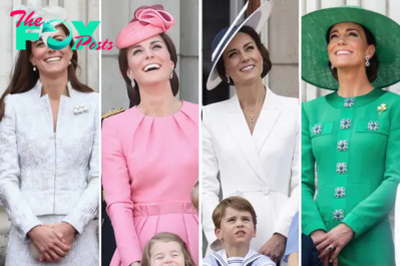 All of Kate Middleton’s Trooping the Colour looks through the years