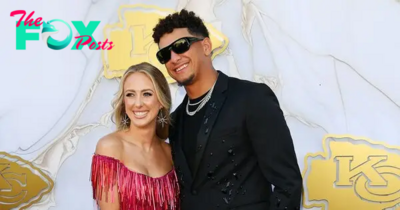 Patrick Mahomes and Wife Brittany Mahomes Celebrate His 3rd Super Bowl Ring Ceremony