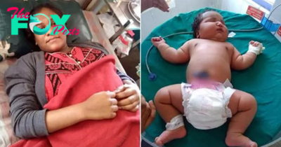 A 19-year-old girl has given birth to the world’s heaviest baby girl weighing a staggering 15 pounds (6.8 kg). This remarkable birth left everyone in awe, highlighting the extraordinary nature of this young mother’s journey and the extraordinary challenges she faced.