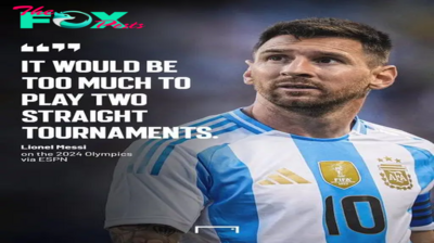 Lionel Messi won’t represent Argentina at the 2024 Olympics
