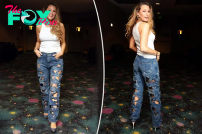 Blake Lively’s hole-filled designer jeans cost a whopping $19K