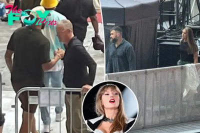 Travis Kelce brings Jason and Kylie to their first Taylor Swift Eras Tour show in London