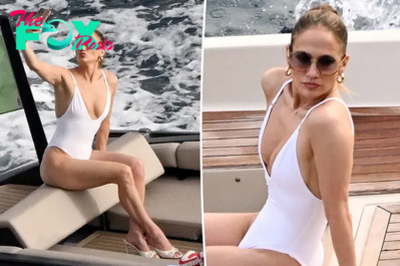 Jennifer Lopez lounges on Italian boat ride in $99 white swimsuit beloved by celebs