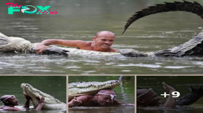 Friendly Fisherman Saved Crocodile’s Life – Since Then They’ve Been Best Friends For 22 Years