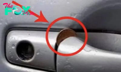 If you see a coin stuck in your car door handle, you’d better call the police