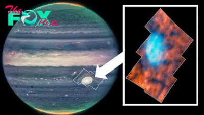 James Webb Space Telescope spies strange shapes above Jupiter's Great Red Spot