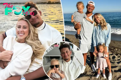 Brittany Mahomes posts sweet pics with husband Patrick and kids on summer vacation