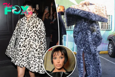 Kylie Jenner channels Bianca Censori in leopard-print look at Paris Fashion Week