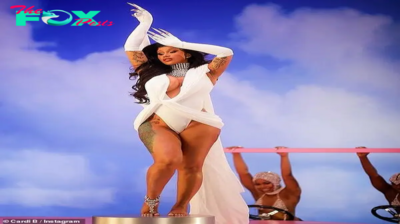 rin Cardi B bares her curves in a leotard behind scenes of her new video Up… after revealing she is often ‘surprised’ by ‘nasty’ reactions to her music