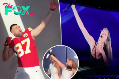 Taylor Swift borrows boyfriend Travis Kelce’s signature dance move during Eras Tour show in Dublin