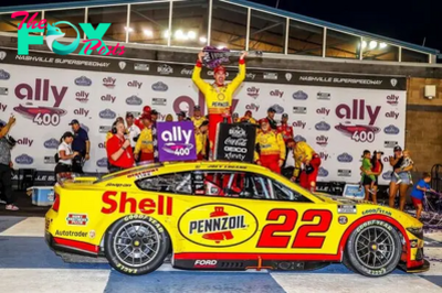 NASCAR Cup Nashville: Logano stretches fuel to win in five overtimes