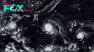 Earth from space: 3 hurricanes form a perfect line before smashing into land