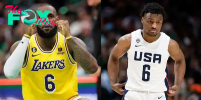 When will LeBron James and Bronny play together for the Lakers for the first time?