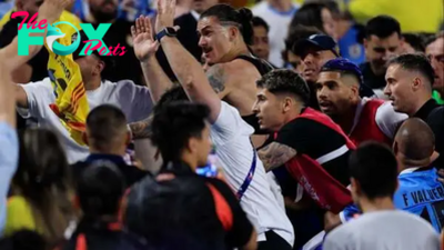 Uruguay's Darwin Nunez, other players fight fans after heated Copa America semifinal loss in Charlotte