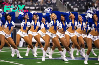 Slap slap or slap hair? Cowboys cheerleader corrects “Thunderstruck” move you’re getting wrong