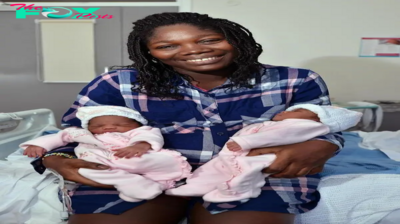 Abigail Adama, 30, and husband Shaibu Abu-Adama continue to welcome their third set of twins. This miracle makes her and her husband extremely happy and also makes many people admire because they can overcome many challenges with a family of up to 8 people.
