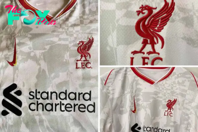 6 new photos of Liverpool’s leaked third kit – up-close details including divisive logo