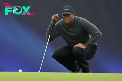 What time does Tiger Woods tee off tomorrow? Will he make the cut at the 2024 British Open?