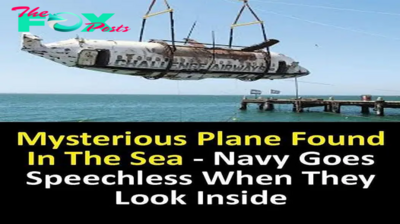 Mysterious plane found in the sea – Navy goes speechless when they look inside