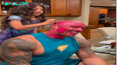 Dwayne Johnson’s heartwarming playtime with his daughter and the heartfelt results melted hearts everywhere.