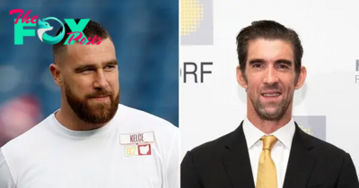 Travis Kelce Tells Michael Phelps He Couldn’t Be a Swimmer Because He Doesn’t ‘Have the Wingspan’