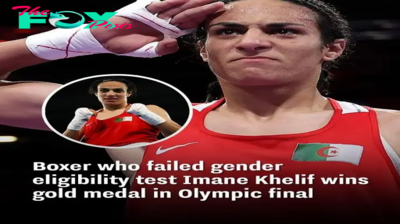 Boxer who failed gender eligibility test Imane Khelif wins gold medal in Olympic final