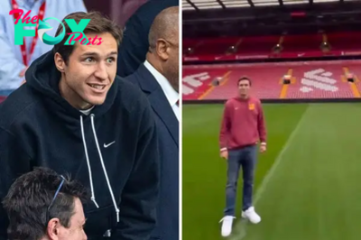 Liverpool fans love Federico Chiesa’s enthusiasm for the Reds after first Anfield visit