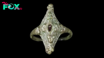 'Remarkable' 1,000-year-old ring from Scotland's 'painted people' found at destroyed fort