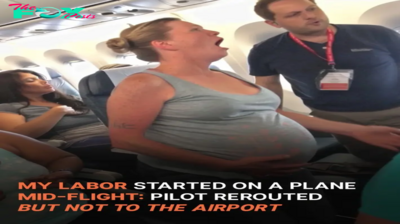 MID-FLIGHT MIRACLE: WOMAN GIVES BIRTH WHILE PILOT TAKES AN UNEXPECTED ROUTE