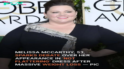 MELISSA MCCARTHY’S STUNNING METALLIC DRESS POST-WEIGHT LOSS SPARKS CONTROVERSY – SEE WHY